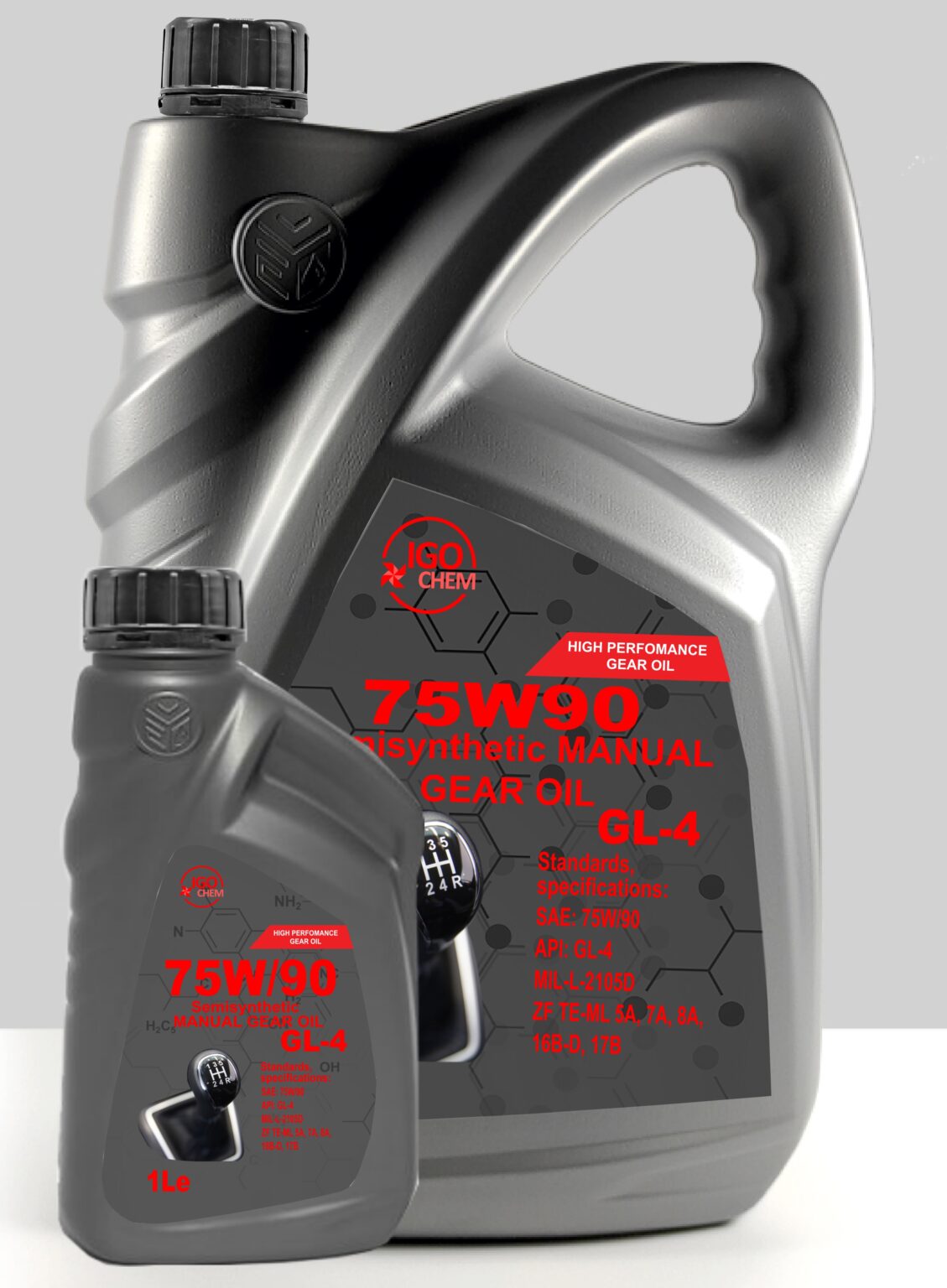 Трансмісійна олива IGOCHEM Gear OIL GL-4 75W/90 Semisynthetic
